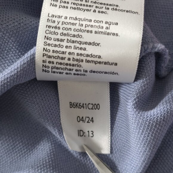 Psycho Bunny Polo Shirt Men 5 / M Lavender SS Logo Pique Edgy Preppy Cotton Bold - Picture 11 of 14